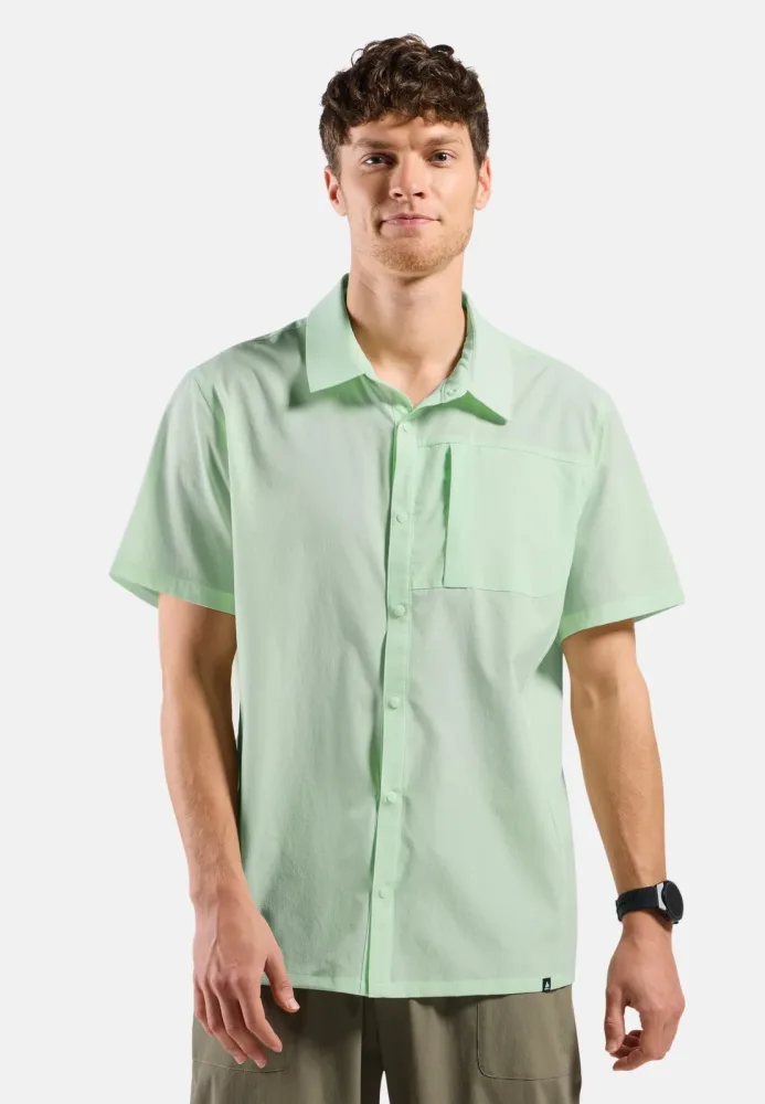 Odlo Essential Kurzarmhemd für Herren - Wandern - grün, XL