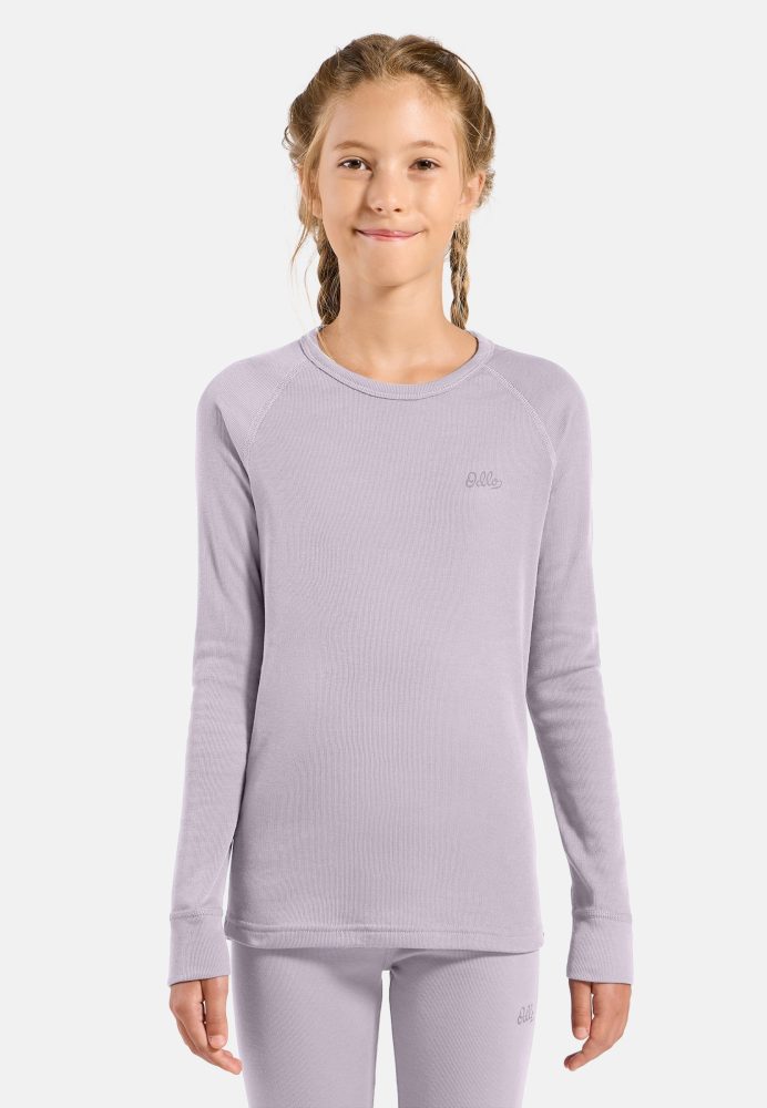 Odlo Active Warm Heritage Base Layer Set für Kinder - Wandern, Ski & Snow - lila, 164