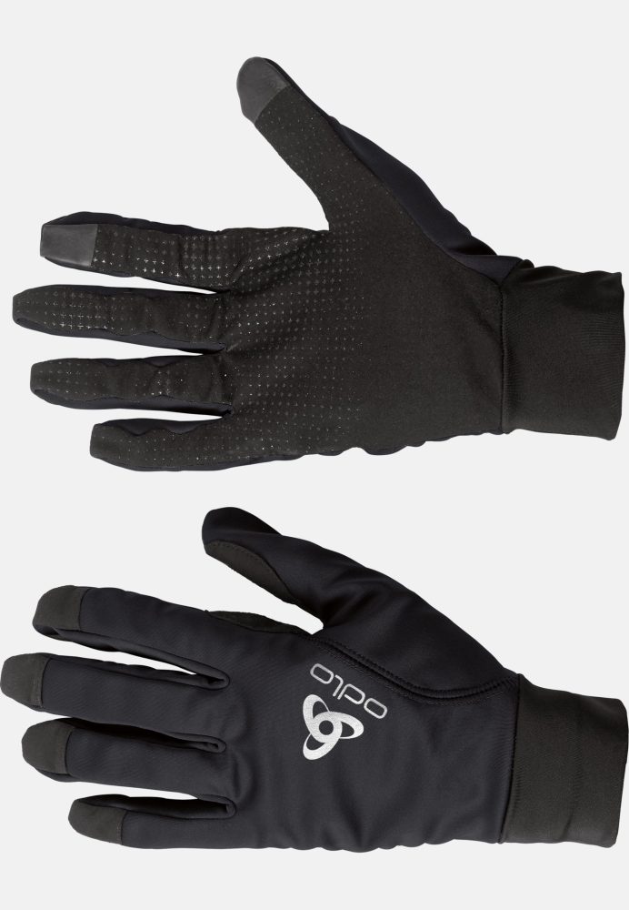 Odlo Zeroweight Warm Handschuhe - Radsport, Running - schwarz, XXS