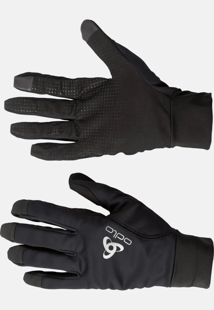 Odlo Zeroweight Warm Handschuhe - Radsport, Running - schwarz, XS