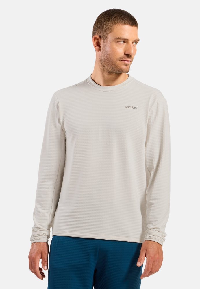 Odlo Essential Thermal Lauf-Mid Layer für Herren - Trail Running, Running - grau, XL