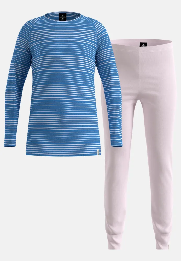 Odlo Active Warm Set Base Layer Set - Wandern, Ski & Snow - lila, 116