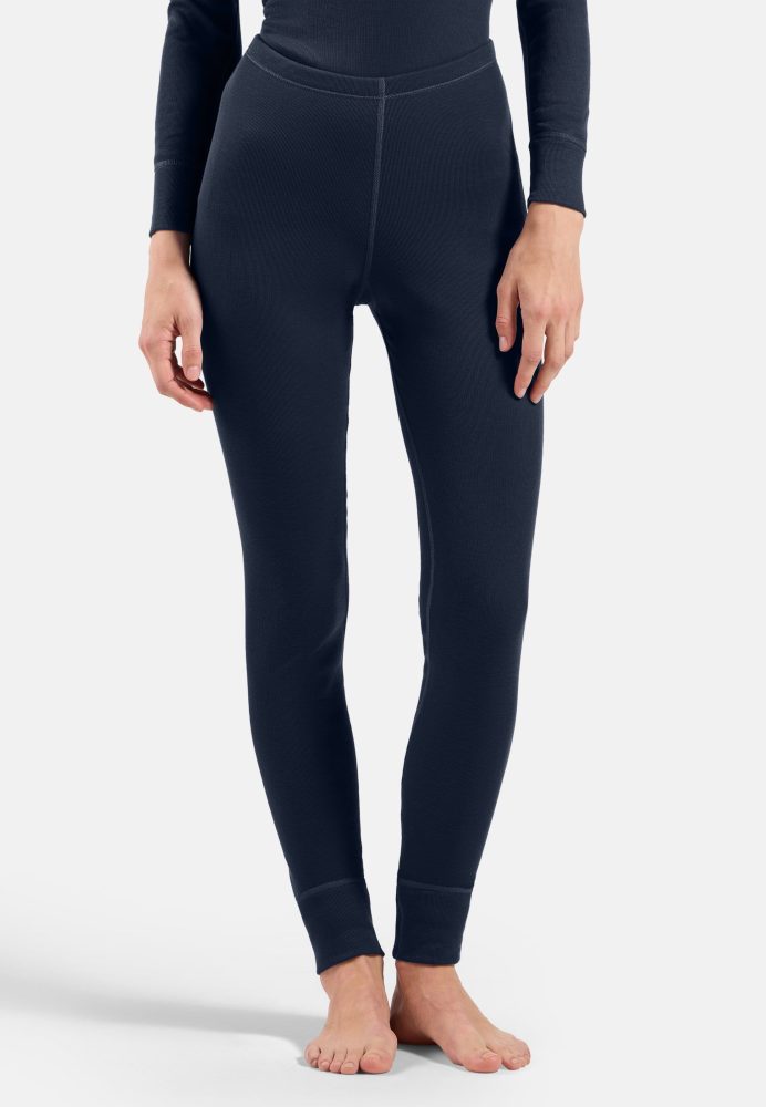 Odlo Active Warm Base Layer Tights für Damen - Wandern, Ski & Snow - marineblau, 3XL