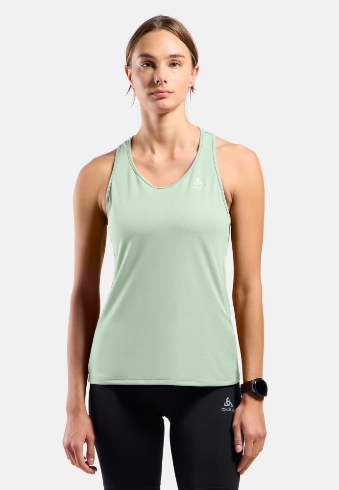 Odlo Essential Lauf-Tank für Damen - Training, Running - grün, L
