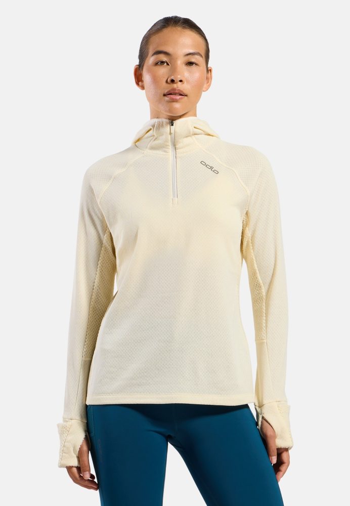 Odlo X-Alp Lauf-Hoodie für Damen - Trail Running, Running - grau, XS