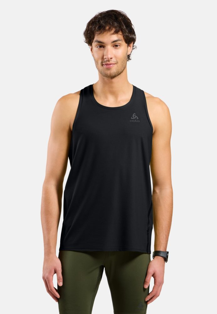 Odlo Zeroweight Chill-Tec Lauf-Tank für Herren - Training, Running - schwarz, XL