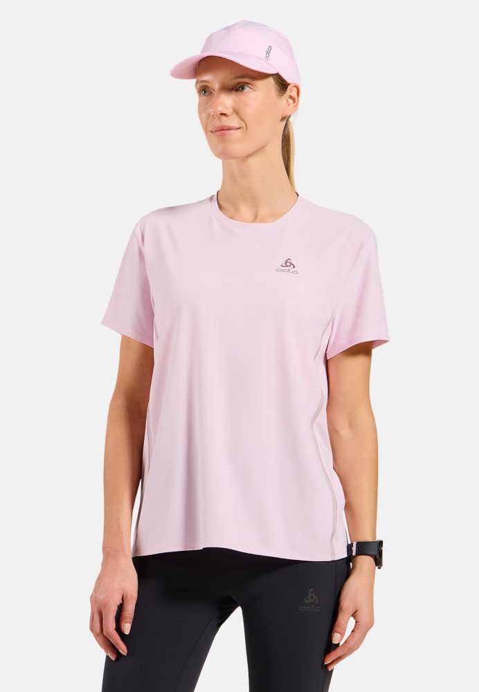 Odlo Zeroweight Chill-Tec Lauf-T-Shirt für Damen - Training, Running - pink, L