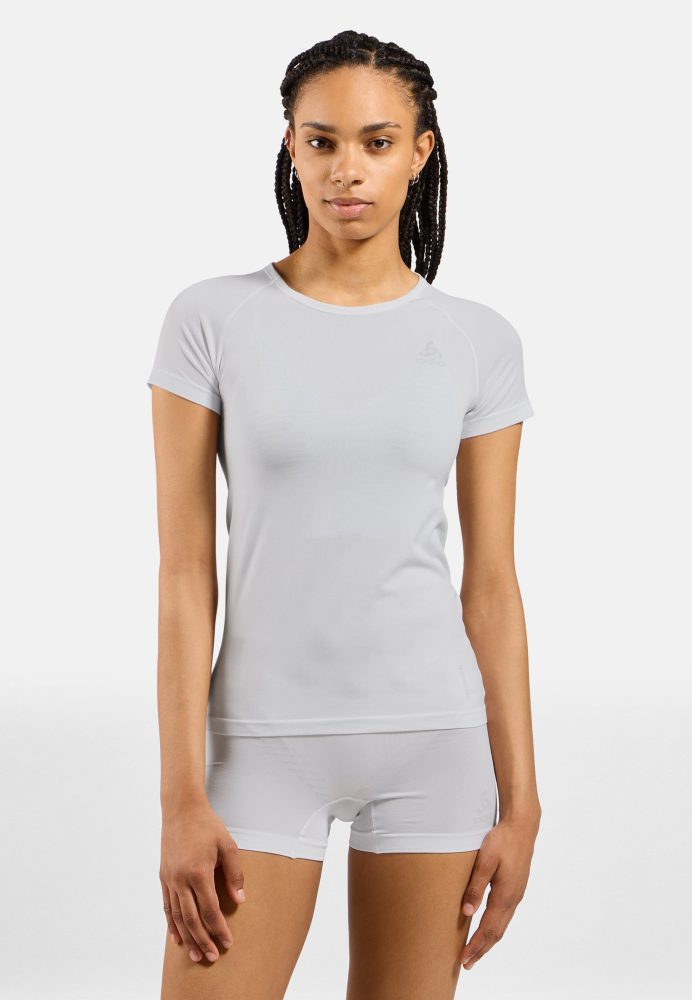 Odlo Performance X-Light Base Layer T-Shirt für Damen - Training, Radsport - weiss, L