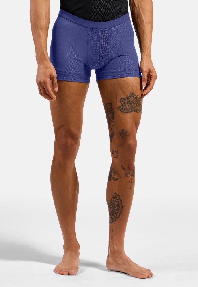 Odlo Active F-Dry Light Boxershorts für Herren - Wandern, Casual Comfort - marineblau, XL
