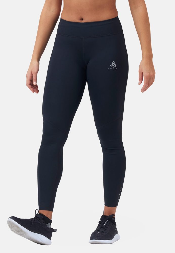 Odlo Zeroweight Lauftights für Damen - Training, Running - schwarz, M