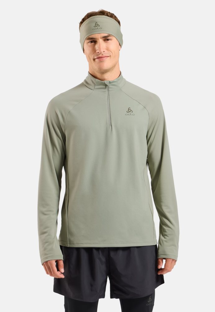 Odlo Herren Essential Ceramiwarm Half Zip Longsleeve