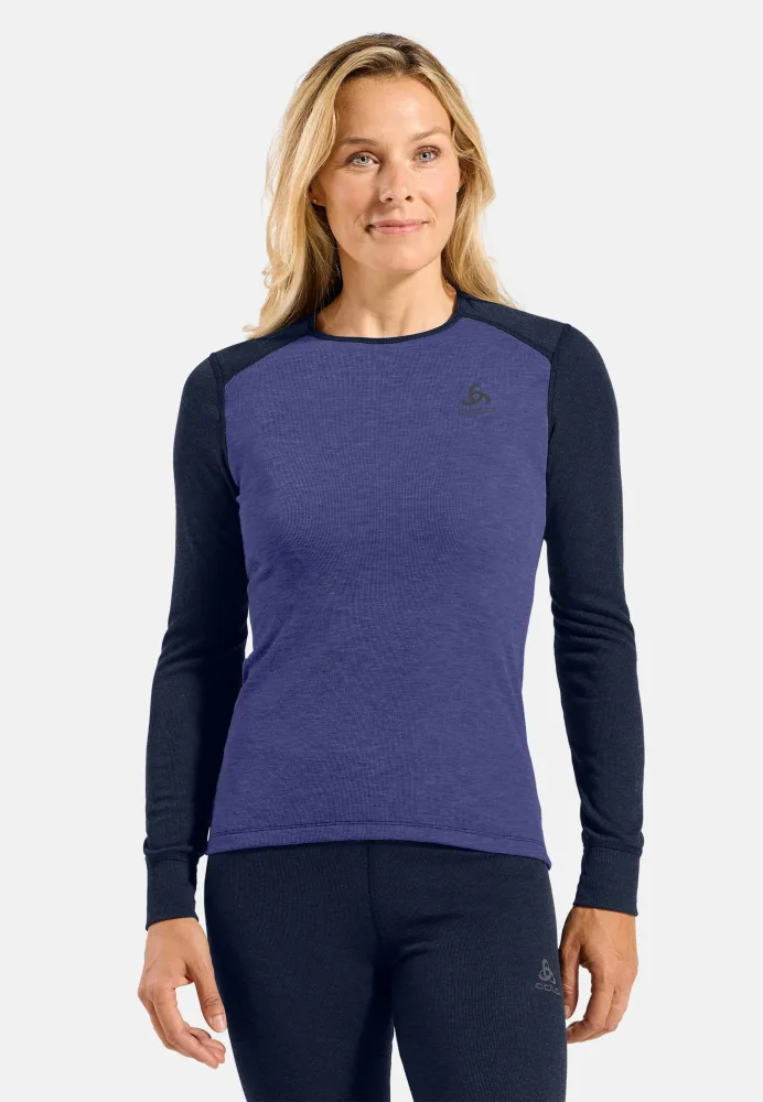 ODLO Damen Funktionswäsche Set ACTIVE WARM ECO dunkelblau | M