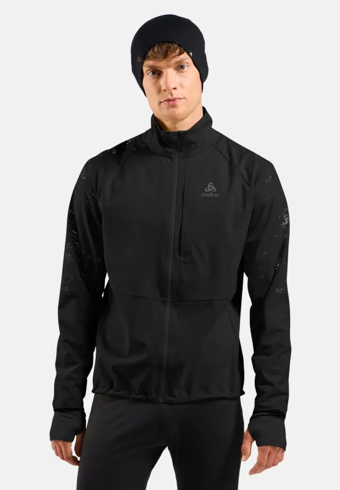 Odlo Zeroweight Pro Warm Reflective Laufjacke für Herren - Running - schwarz, XXL