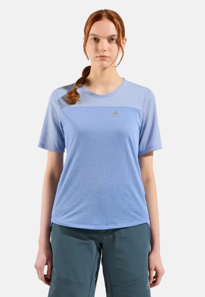 Odlo X-Alp Linencool Radshirt für Damen - Mountain Biking - blau, M