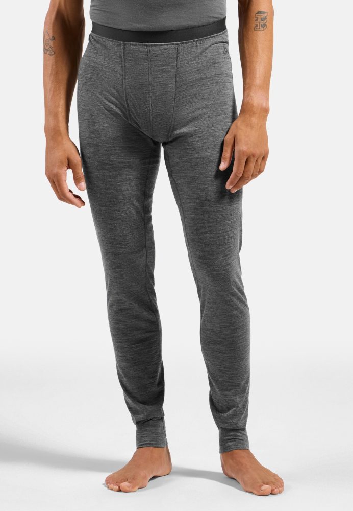 Odlo Merino 200 Base Layer Tights für Herren - Wandern, Ski & Snow - grau, L