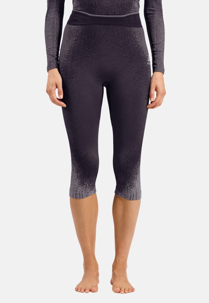 Odlo Blackcomb Base Layer 3/4 Tights für Damen - Skilanglauf, Ski & Snow - lila, L