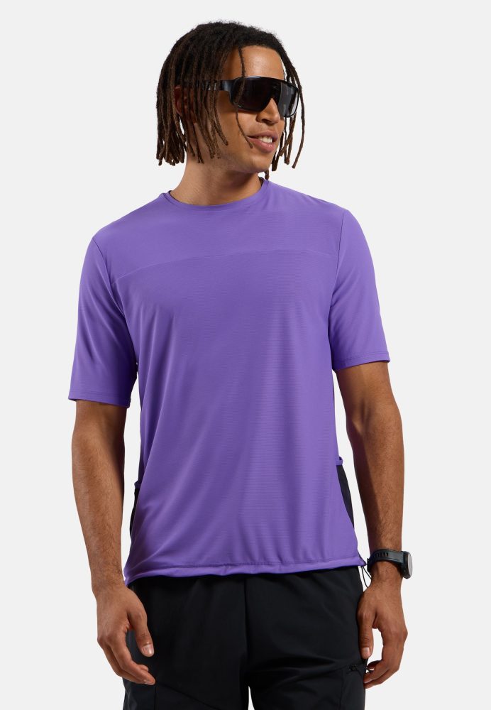 Odlo Gravel Cargo Radshirt für Herren - Gravel, Radsport - lila, L