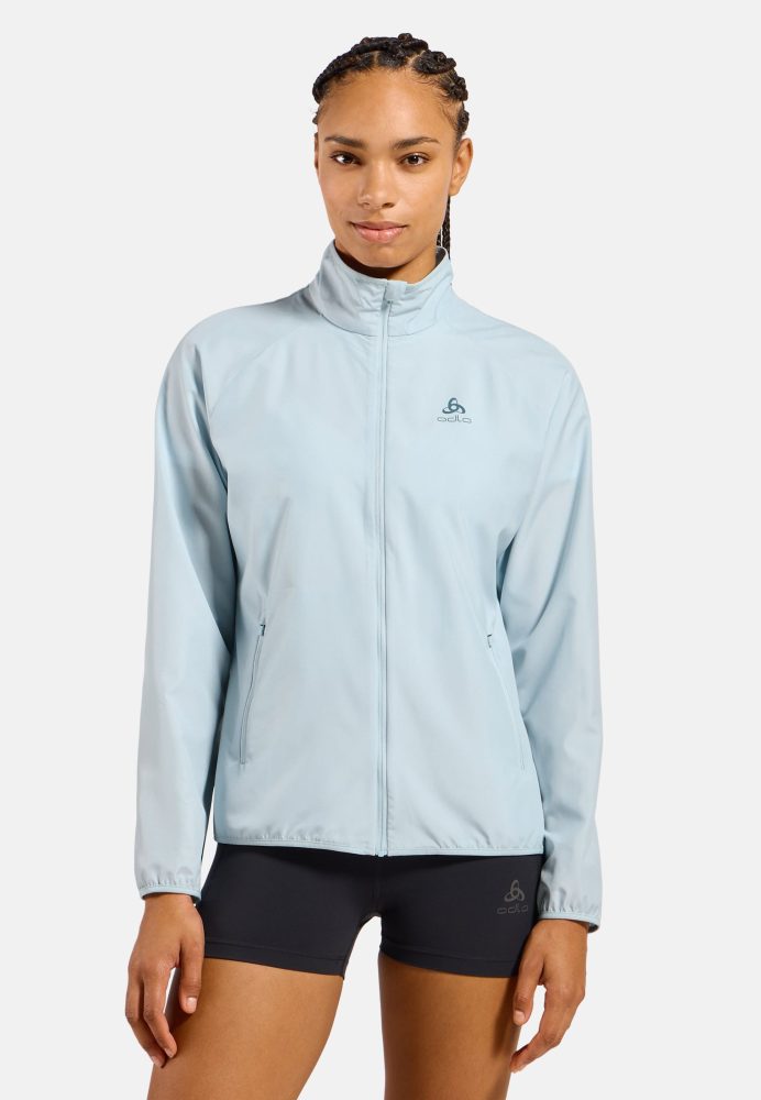 Odlo Essential Light Laufjacke für Damen - Trail Running, Running - blau, XL