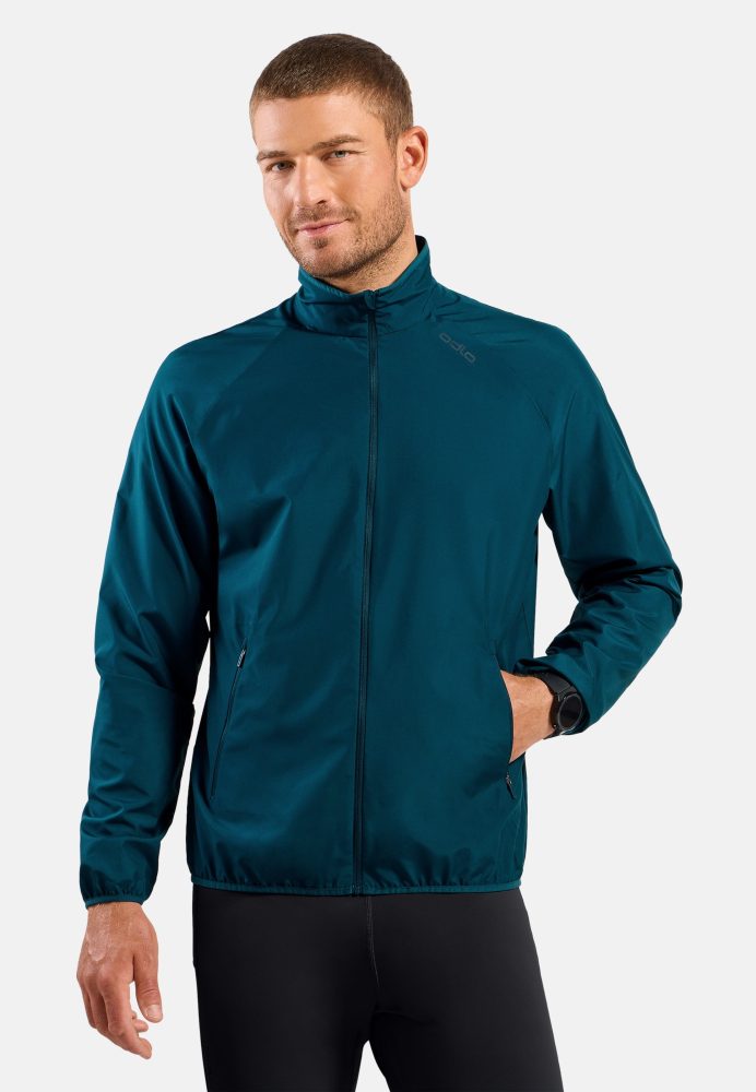 Odlo Essential Light Laufjacke für Herren - Trail Running, Running - marineblau, 3XL