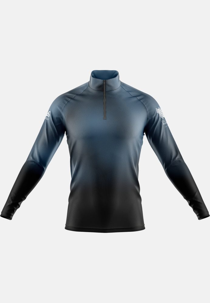 Odlo Odlo x Engadin Skimarathon Langlauf-Rennanzug-Oberteil für Herren - Skilanglauf - blau, XXL