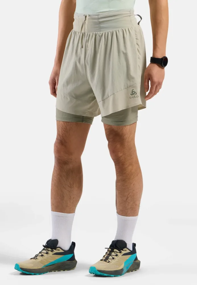Odlo Herren X-Alp Trail 6 Inch 2-in-1 Shorts