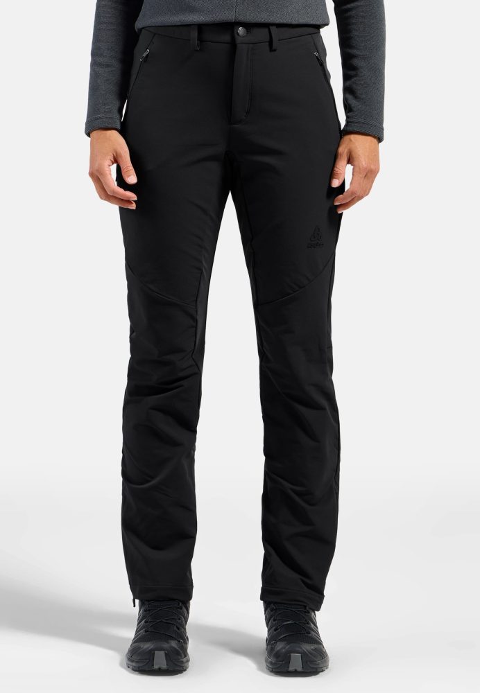 Odlo Ascent Warm Hose für Damen - Wandern - schwarz, 38