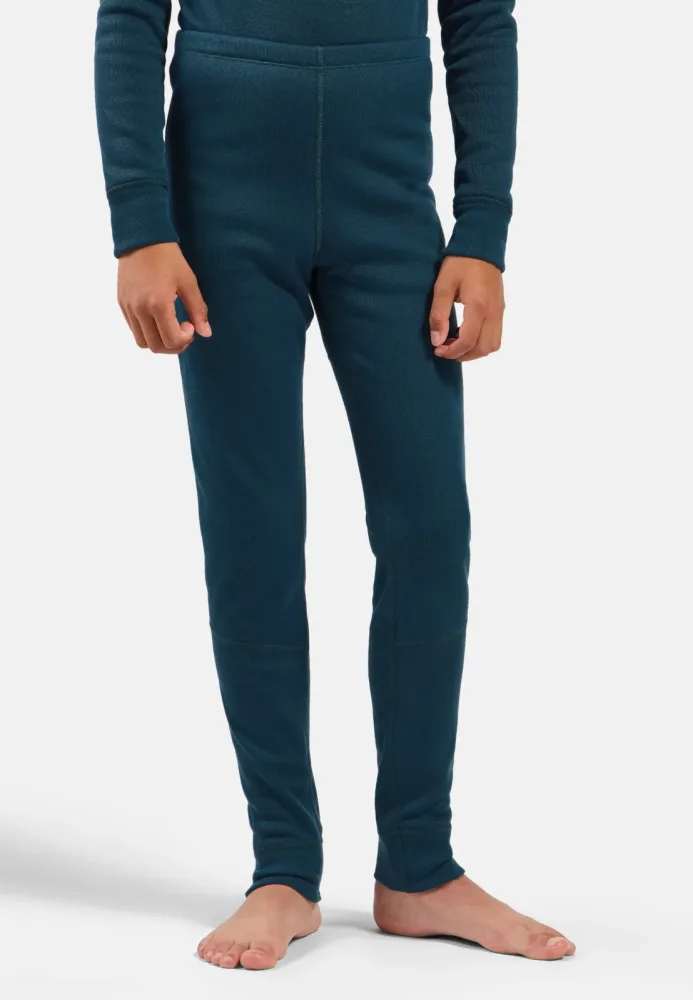 Odlo Active X-Warm Base Layer Tights für Kinder - Wandern, Ski & Snow - marineblau, 140
