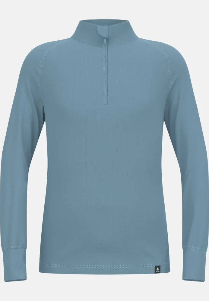 Odlo Active Warm Base Layer Half-Zip für Kinder - Wandern, Ski & Snow - blau, 104