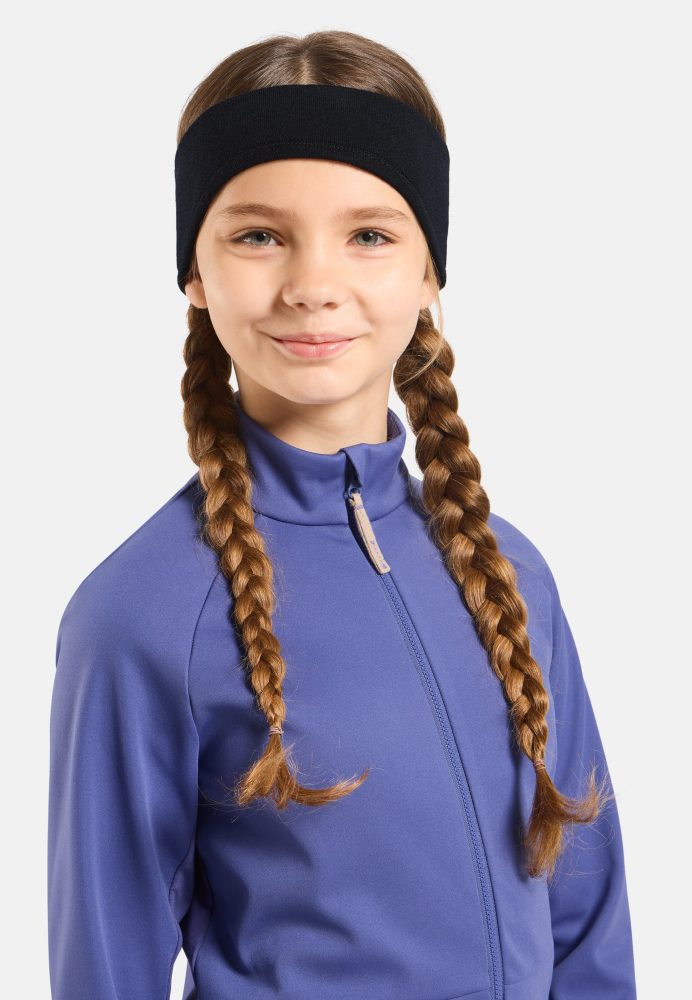 Odlo Merino Warm Stirnband für Kinder - Wandern - schwarz, OneSize