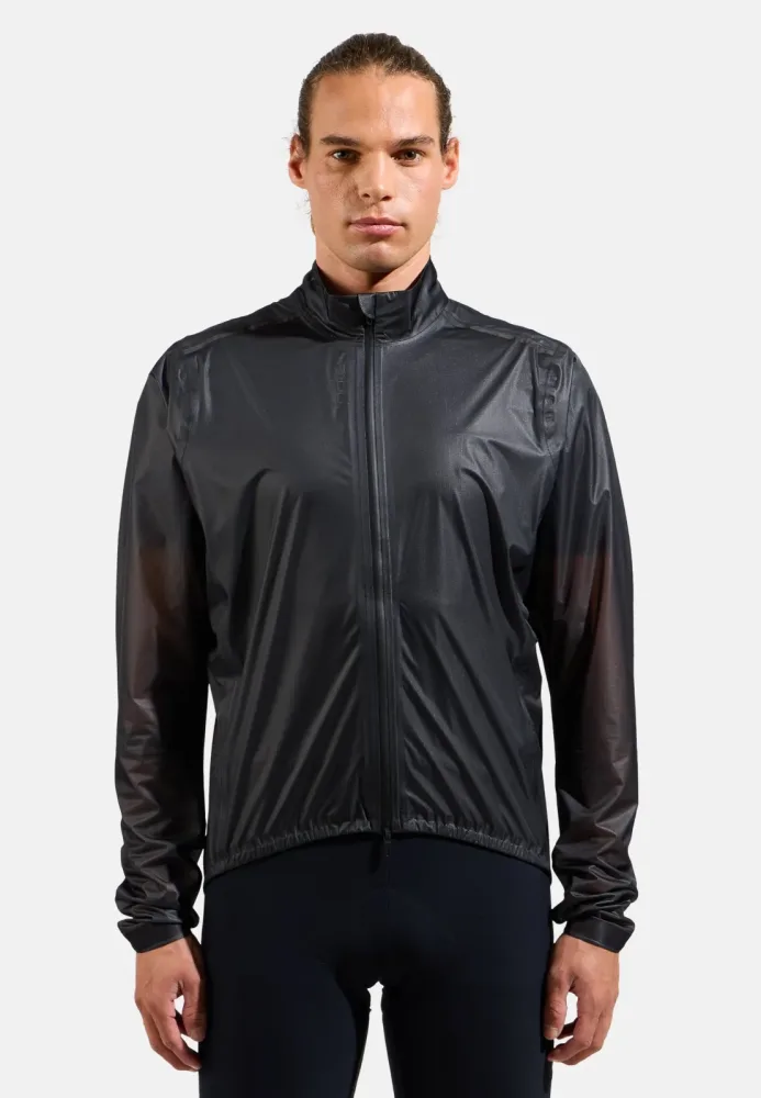 Odlo Zeroweight Dual Dry Waterproof Radjacke für Herren - Radsport - schwarz, S