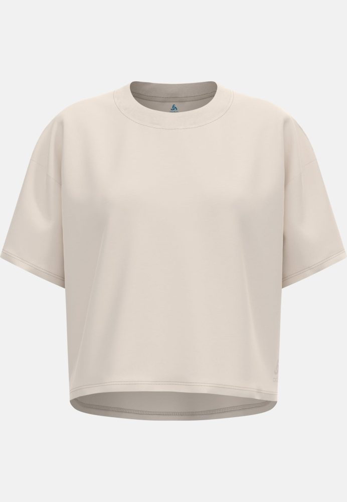 Odlo Active 365 Natural Blend Lauf-T-Shirt für Damen - Training, Running - beige, XL