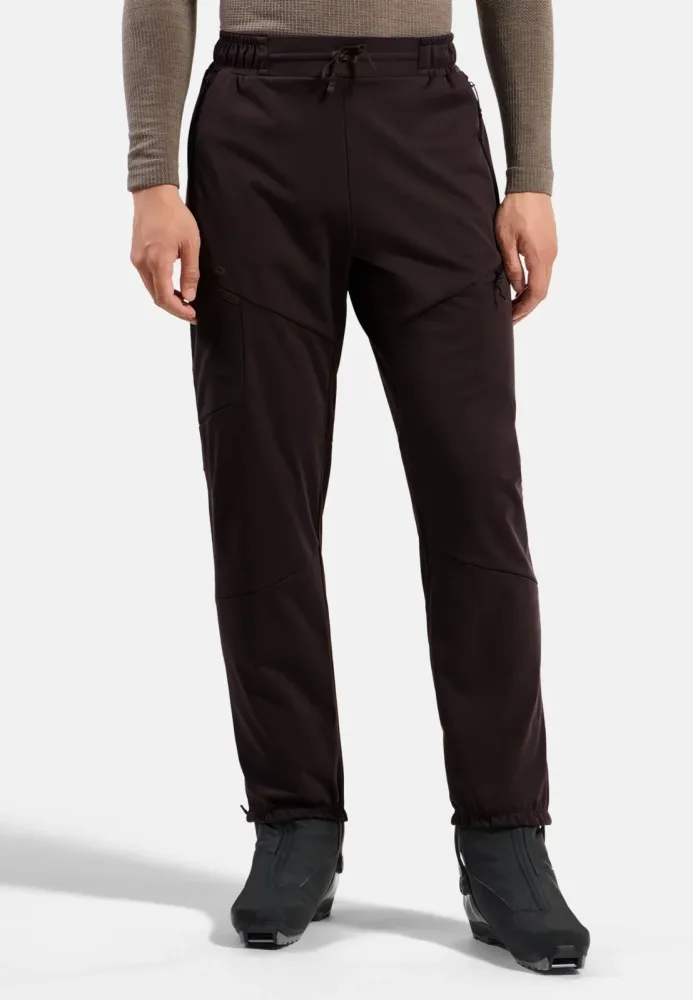 Odlo Zeroweight Windproof X Warm Langlaufhose für Herren - Skilanglauf - braun, XXL