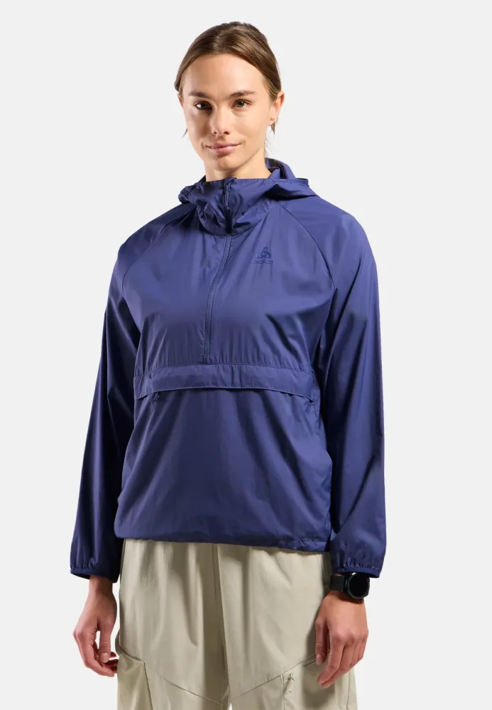 Odlo Essential Windbreaker Jacke für Damen - Wandern - blau, L