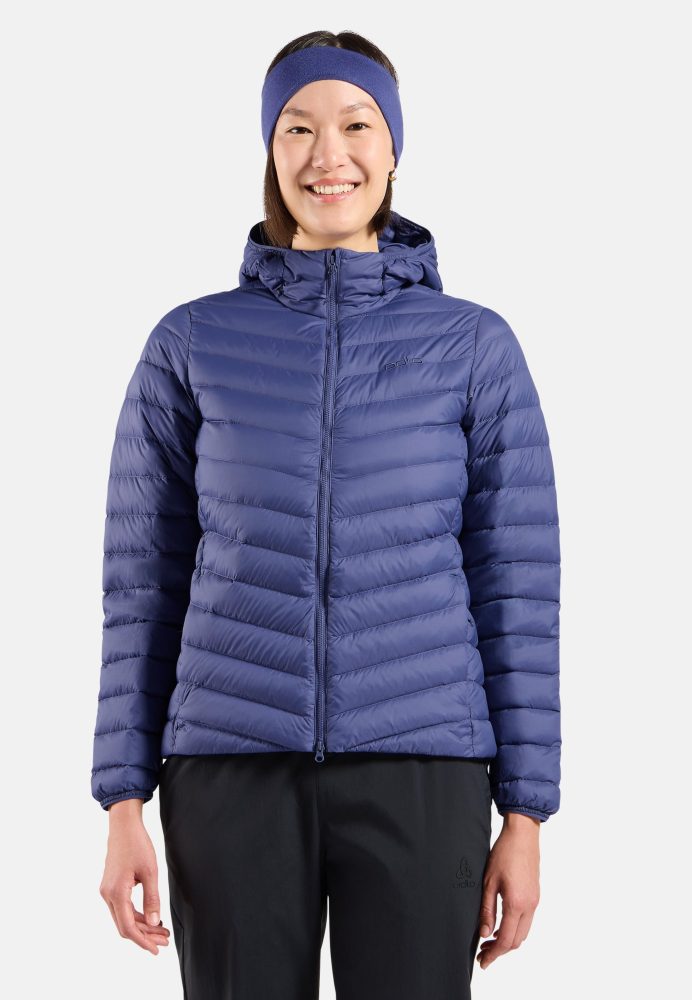 Odlo X-Alp Packable Down Isolationsjacke für Damen - Wandern, Ski & Snow - lila, XL