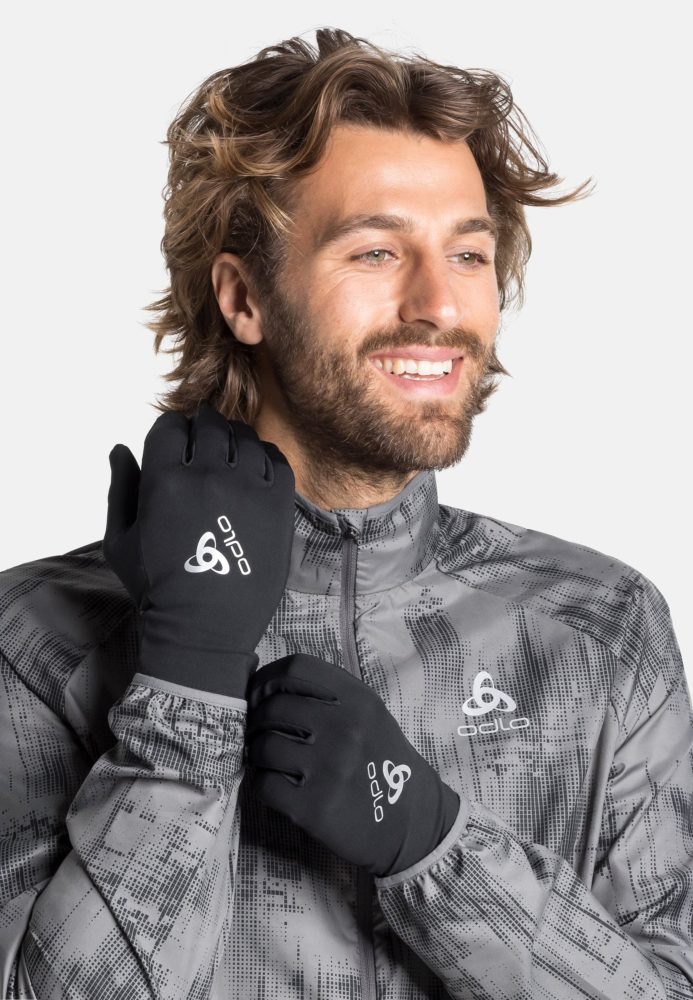 Odlo Ceramiwarm Light Handschuhe - Trail Running, Running - schwarz, XXS