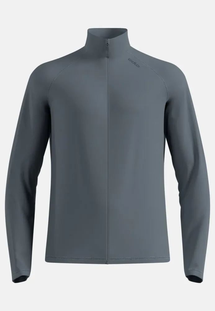 Odlo Essential Warm Mid Layer Full-Zip für Herren - Wandern, Ski & Snow - grau, L