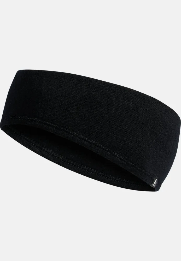 Odlo Merino Warm Stirnband - Wandern, Ski & Snow - schwarz, OneSize
