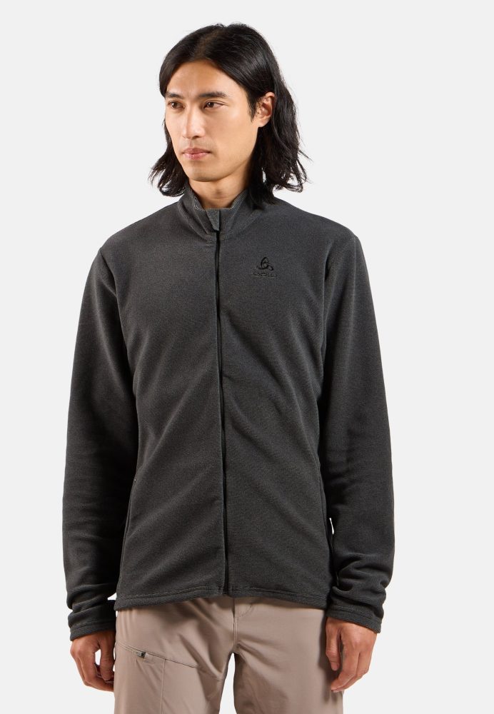 Odlo Roy Mid Layer Full-Zip für Herren - Wandern, Ski & Snow - grau, S