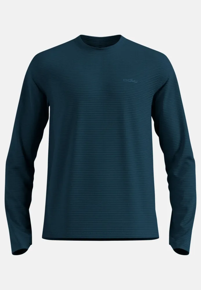 Odlo Essential Thermal Lauf-Mid Layer für Herren - Trail Running, Running - marineblau, L