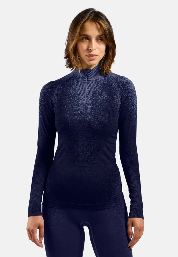 Odlo Damen Blackcomb Eco Half Zip Longsleeve