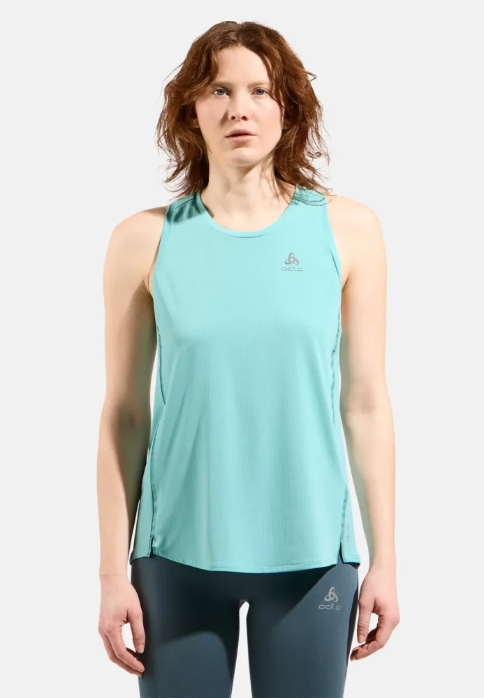 Odlo Zeroweight Chill-Tec Lauf-Tank für Damen - Training, Running - grün, L