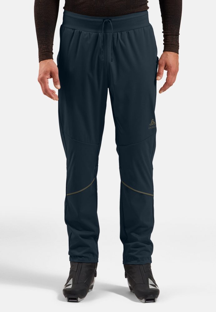 Odlo Zeroweight Pro Windproof Warm Langlaufhose für Herren - Skilanglauf - blau, XXL