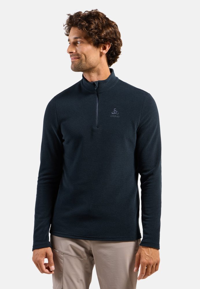 Odlo Roy Mid Layer Half-Zip für Herren - Wandern, Ski & Snow - grau, M
