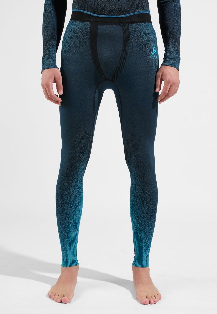 Odlo Blackcomb Base Layer Tights für Herren - Skilanglauf, Ski & Snow - blau, XXL