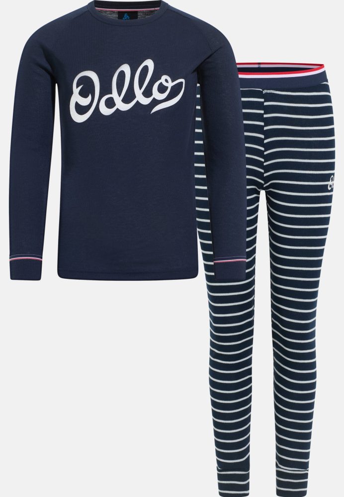 Odlo Active Warm Heritage Base Layer Set für Kinder -  - marineblau, 140