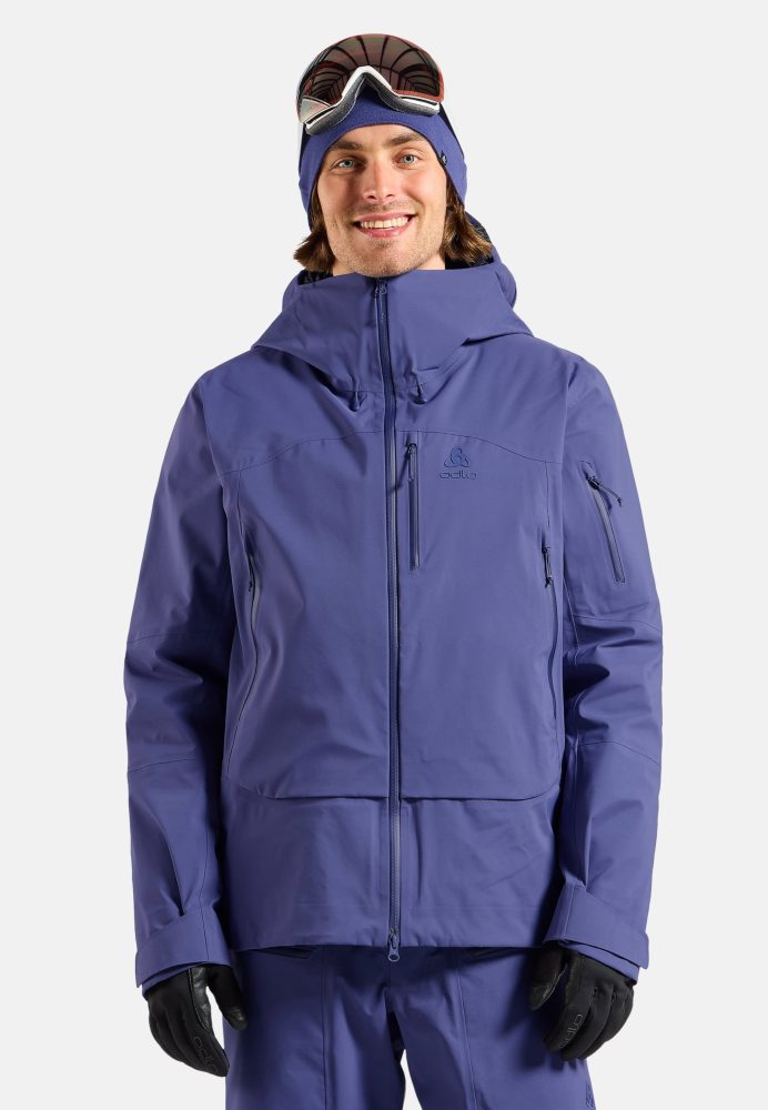 Odlo X-Alp 3L Skijacke für Herren - Ski & Snow - lila, XL