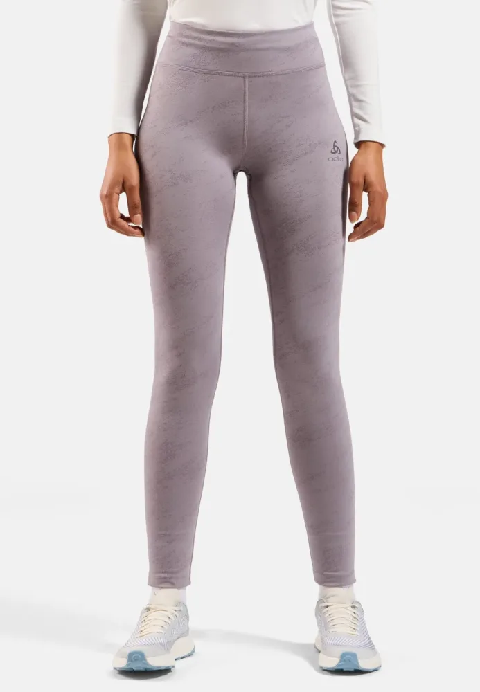 Odlo Zeroweight Print Reflective Lauftights für Damen - Training, Running - lila, L