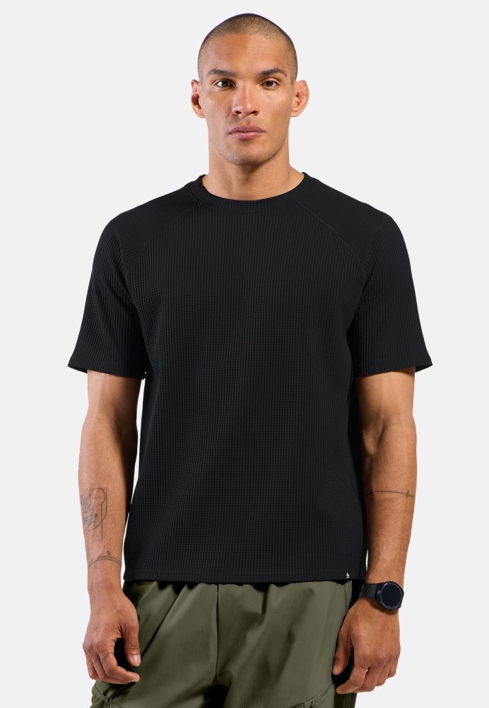 Odlo Cubic T-Shirt für Herren - Wandern, Casual Comfort - schwarz, S