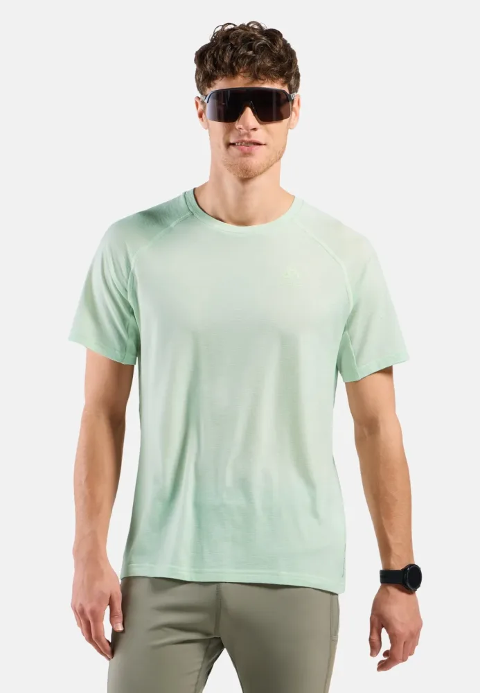 Odlo X-Alp 115 Lauf-T-Shirt für Herren - Trail Running, Wandern - grün, XXL