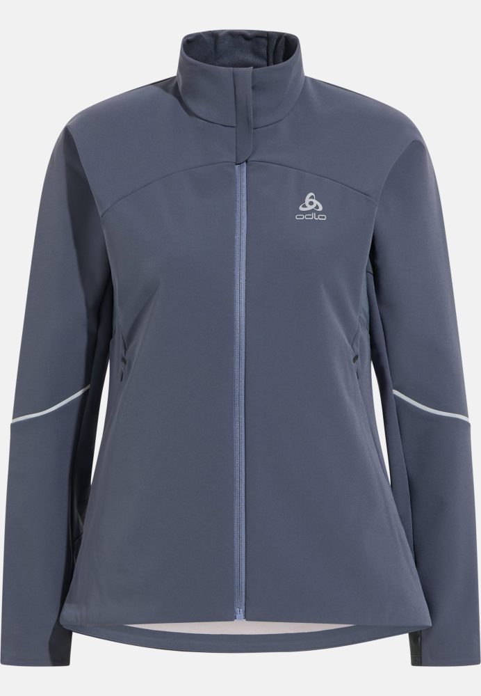 Odlo Engvik Langlaufjacke für Damen - Skilanglauf - blau, M